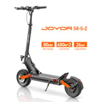 JOYOR - JOYOR S8-S-Z Elskoter - 600W*2 Motorer 48V26AH Batteri 75KM Räckvidd Skivbromsar - Svart