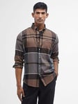 Barbour Dunoon Tailored Shirt - Brown, Brown, Size 3Xl, Men