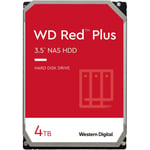 WD Red Plus NAS Hard Drive 4 TB (SATA 6 Gb/s, 3.5", 24/7)