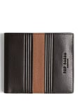 Ted Baker Evon Striped Bifold Wallet, Brown