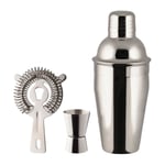 Dorre Art Barset Rostfritt 5,0 Dl Shaker Drinkmått 1,5-3 Cl Drin Silverchrome