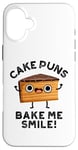 iPhone 16 Plus Cake Puns Bake Me Smile Funny Food Pun Case