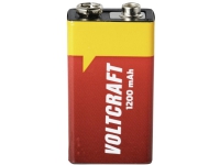 VOLTCRAFT VC-9V-Li-1200mAh 9 V-blokbatteri Litium 1200 mAh 9 V 1 stk