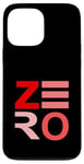 Coque pour iPhone 13 Pro Max Rouge Zeroed in ! Graphique rouge