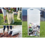 Modulo pop-up bin/påshållare för plastpåsar