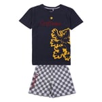 Pyjamas Manche Courte Célibataire Jersey Point Harry Potter Gris - 10 Âge