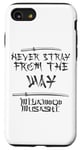 iPhone SE (2020) / 7 / 8 Miyamoto Musashi "Never stray from the way" Samurai Ronin Case