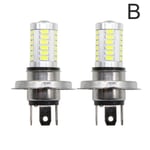 H4 LED-lampa Bilstrålkastare 33 SMD 5630 5730 Glödlampa Auto Autom 2pcs H4 one size