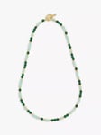 Estella Bartlett Beaded Gemstone T-Bar Necklace