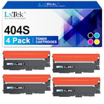 LxTek Compatible Cartouches de Toner Remplacement pour Samsung 404S CLT-P404C pour Xpress SL C430 C430W C480 C480W C480FN C480FW (1 Noir/1 Cyan/1 Magenta/1 Jaune, 4-Pack)