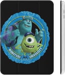 Monsters Inc. Mike Sulley Étui Pour Ipad 2020 (10.2in) Avec Porte-Stylos, Résistant Aux Chocs, Mise En Veille/Réveil Automatique, Coque De Protection Transparente À Trois Volets