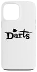 Coque pour iPhone 13 Pro Max Dart fléchettes Cible de Fléchettes jeu fléchettes