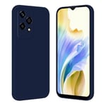 Tveinan Phone Case for Honor 200 Lite 5G Case, Ultra Slim Thin Soft Silicone Cover, Flexible TPU Shell Shockproof Case for Honor 200 Lite, Dark Blue