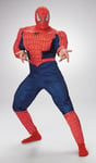 Mens Red Spiderman 3 Muscle Chest Costume