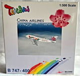 BIG BIRD 1/500 CHINA AIRLINES Boeing 747-300 TAIWAN Touch Your Heart - NEUF