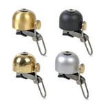 2021 Upgrade Vintage Classic Cycling Trigger Bell Bike Bell Innovative Aluminum Alloy Bike Ring Innovative Bike Bell for Road Bike Mountain Bike, City Bike, Sports Bike, Cruiser Bike (Mirror Gold)