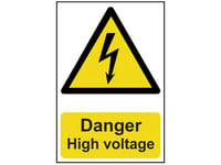 Scan Danger High Voltage - PVC Sign 200 x 300mm SCA0761