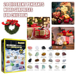 National Geographic Gemsten Adventkalender - 2024 Adventkalender för Barn, 24 Gemstenar att Öppna Varje Dag, Mini Gemgrävare Kalender-Perfekt 16