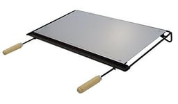 Imex El Zorro 71635 Plancha pour barbecue en acier inoxydable 68 x 41 cm Gris