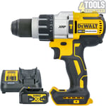 DeWalt DCD996N 18v XRP Brushless Hammer Combi Drill + 1 x 4Ah Battery & Charger