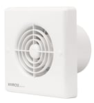 Manrose QF100T 4" Standard Quiet Extractor Fan with Integral Timer Bathroom