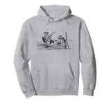 The Owl and the Pussycat by Edward Lear Pullover Hoodie