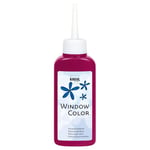 KREUL 42712 - Window Color Magenta 80 ml, Peinture pour vitres à base d'eau, avec surface structurée, pour verre, miroirs, carrelages et autres surfaces lisses