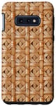 Coque pour Galaxy S10e Panier en osier esthétique vintage en rotin imprimé bambou