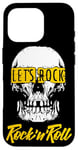 Coque pour iPhone 16 Pro Rock & Roll Skull, I Love Rock Music, Rock & Roll Freedom