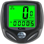 Shining House - Ordinateur de vélo sans fil tacho de vélo étanche fonctions compteur kilométrique lcd pour vélo