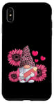 iPhone XS Max Leopard Gnome Sunflower and Pencil Valentines Day Teacher Case