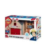 Fireman Sam Deluxe Fire Station Playset Brand New