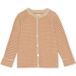 Konges Sløjd Meo cardigan – autumnal knit stripe - 12m