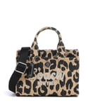 Coach Cargo Leopard Print 20 Crossbody bag beige/black