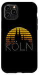 Coque pour iPhone 11 Pro Köln Lettering Vintage Saying Cologne Lover German Colonia