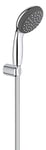 GROHE Vitalio Start 100 - Wall Holder Hand Shower Set (Rain Spray Hand Shower 10 cm with Water Saving Technology and Anti-Limescale System, Wall Shower Holder, Shower Hose 1.75 m), Chrome, 27944000