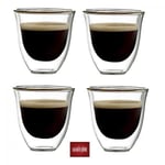 La Cafetiere Jack Double Wall Insulated Espresso Glasses 60ml Set Of 4 CA880406