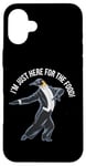 iPhone 16 Plus Funny Penguin Tuxedo I'm Just Here for the Food Case