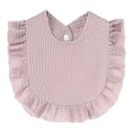 2ST Dreglande haklappar Baby LILA Purple