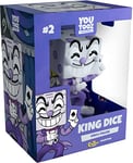 Youtooz King Dice Figurine en Vinyle de 11,4 cm de Collection King Dice de The Cuphead Netflix Show, par Youtooz Cuphead Collection