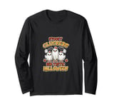 Funny Farm Halloween Shirt Spooky Cluckers Hentastic Chicken Long Sleeve T-Shirt