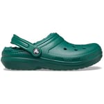 Crocs Classic Lined Clog Emerald Size 2 UK Men/ 3 UK Women