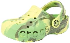 Crocs Baya Clog T Mixte Enfant Sabot, Marbled Citrus, 19/20 EU