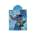 Lilo and Stitch Paradise Hooded Poncho Towel Kids Soft Cotton Beach Pool Bath