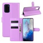 Samsung Classic Galaxy S20 flip kuoret - Violetti