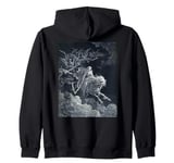 The Vision of Death by Gustave Dore Zip Hoodie