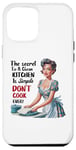 Coque pour iPhone 15 Plus Cooking Chef Kitchen Design Funny Don't Cook Ever Design