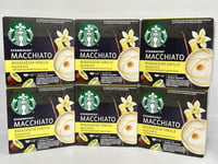 Starbucks Madagascar Vanilla Macchiato Coffee Pod Nescafe Dolce Gusto 72 Capsule