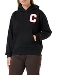 Champion Women's Rochester 1919 Bookstore W-Heavy Powerblend Fleece Hooded Sweatshirt, Black, M