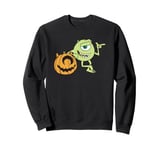 Halloween Monsters Inc Mike With Pumpkin Sweatshirt